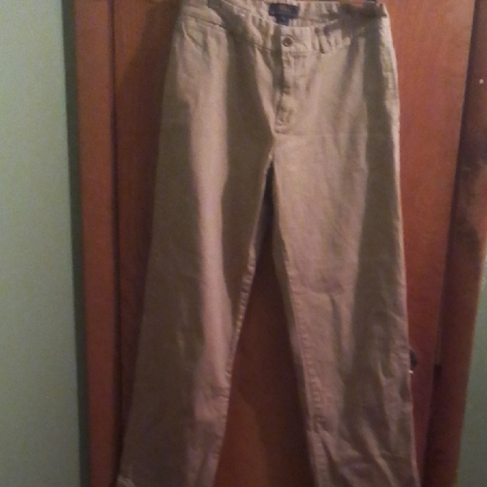 Polo by Ralph Lauren Tan Chinos Straight-Leg Cotton Blend